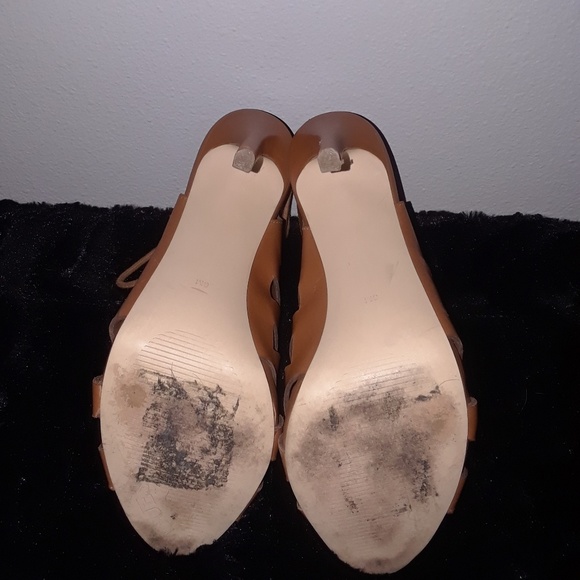 Guess cut out saddle brown heels - Picture 4 of 4
